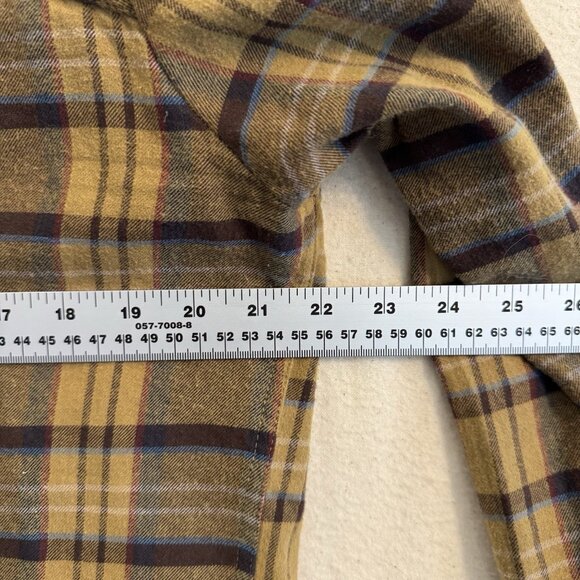 Volcom Mens Caden Button Up Plaid Flannel Shirt Size Large L/S Modern Fit - Picture 7 of 8